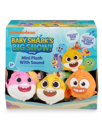 BABY SHARK BIG SHOW MINI PELUCIAS COM SOM SORTIDAS