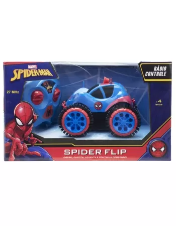 VEICULO SPIDER FLIP - SPIDERMAN - RC 3 FUNC