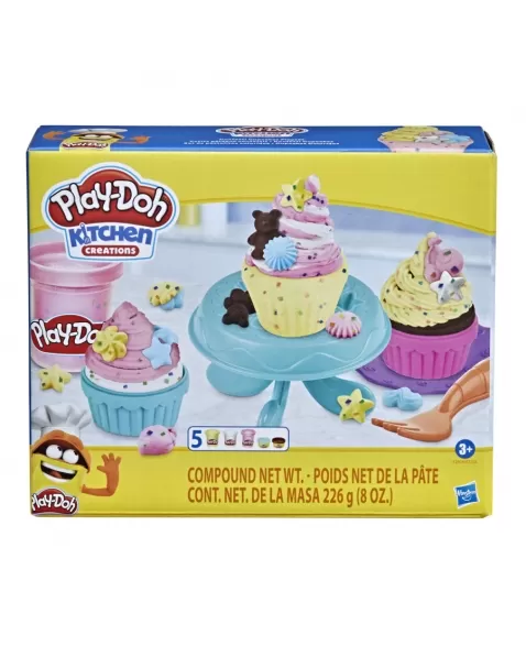 PLAY DOH CONFETTI CUPCAKES PLAYSET F2929