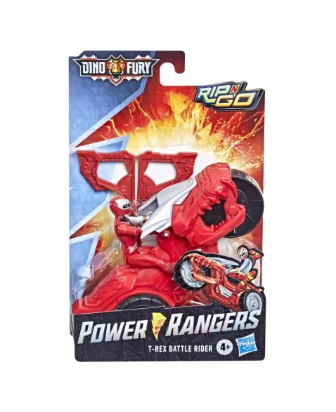 POWER RANGERS FIGURA COM VEICULO VERMELHO F4213