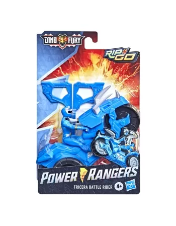 POWER RANGERS FIGURA COM VEICULO AZUL F4215