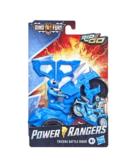 POWER RANGERS FIGURA COM VEICULO AZUL F4215