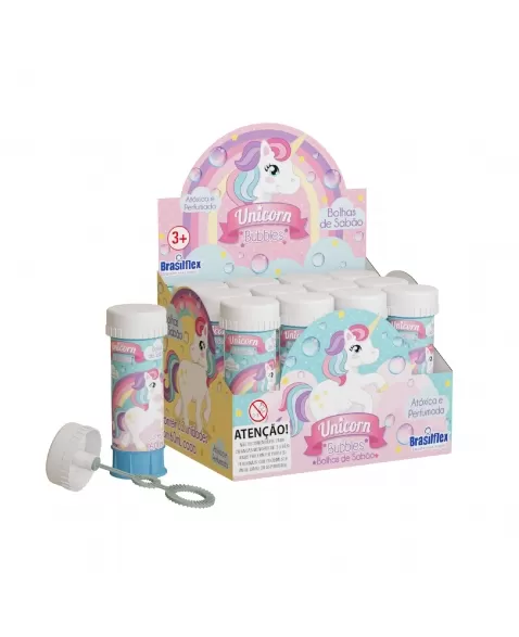 BOLHA DE SABÃO UNICORN 60 ML DISPLAY C/12