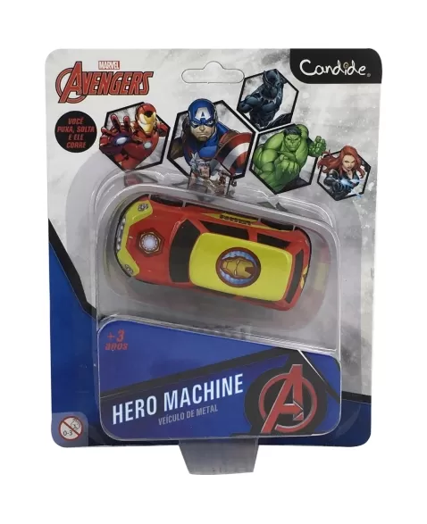 PULL BACK MINI VEÍCULOS AVENGERS SORTIDO