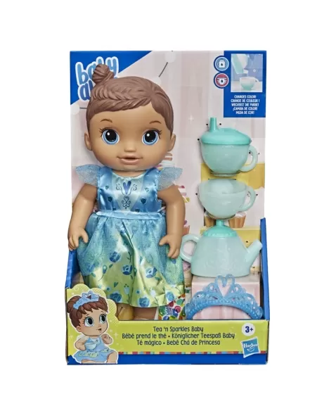 BABY ALIVE BEBE CHA DE PRINCESA MORENA F0032 #