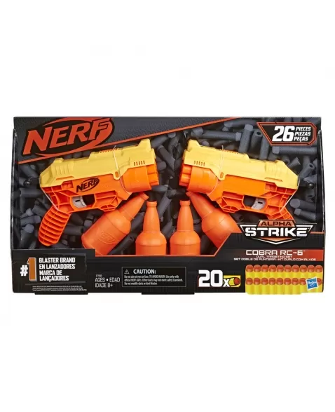 NERF ALPHA STRIKE COBRA C/ALVO DPL E7566