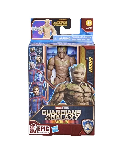 AVENGERS FIGURA 4\" GUARDIÕES DA GALÁXIA GROOT F6666