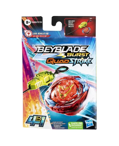 BEYBLADE QS ZEAL ACHILLES F6806