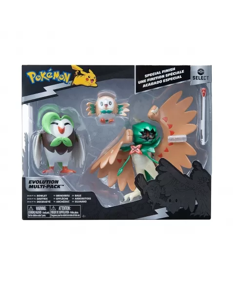 POKÉMON MULTIPACK EVOLUÇÃO ROWLET, DARTIX, DECIDUEYE 3544