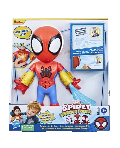 PLK SPIDEY FIGURA HOMEM ARANHA UNIFORME ELETRÔNICO F8317