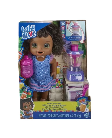 BABY ALIVE MISTURINHA EXPLOSÃO DE SABOR NEGRA E6945