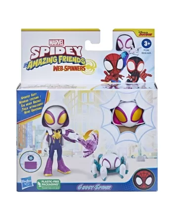 PLK SPIDEY FIGURA WEBSPINNER GHOST SPIDER F7258