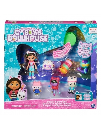 GABBYS DOLLHOUSE SET DE FIGURAS DELUXE TEMA DE FESTA 3638