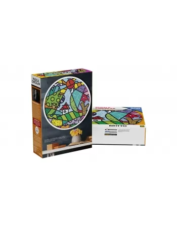 P. 600 PÇS ROMERO BRITTO CIRCULAR DIA DE SOL 4263