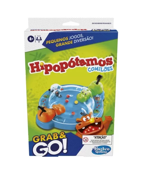 JOGO HIPOPÓTAMOS COMILÕES GRAB & GO F8255