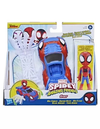 PLK SPIDEY FIGURA E CARRO ARANHA F7454