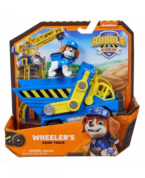 PATRULHA CANINA RUBBLE E CREW VEÍCULO TEMATICO WHEELER 3796