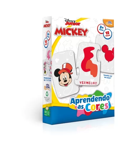 JOGO MICKEY APRENDENDO AS CORES - 8071