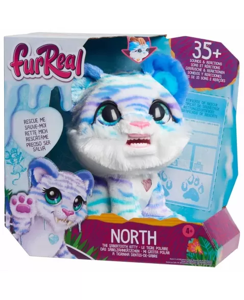 FURREAL PELÚCIA TIGRE BRANCO INTERATIVA 11\" 3997