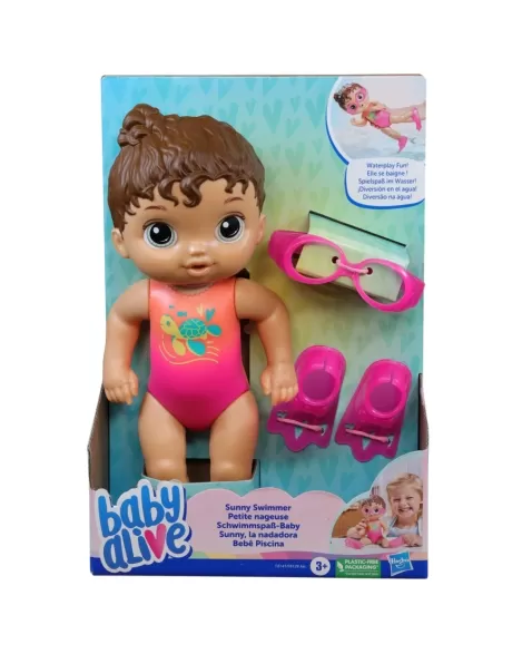 BABY ALIVE BEBÊ PISCINA MORENA F8141