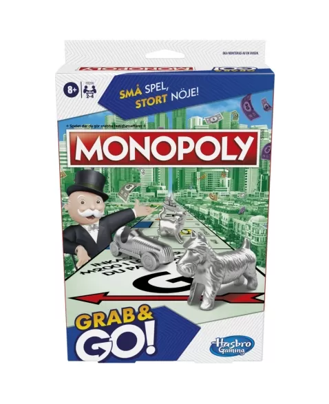 JOGO MONOPOLY GRAB & GO F8256