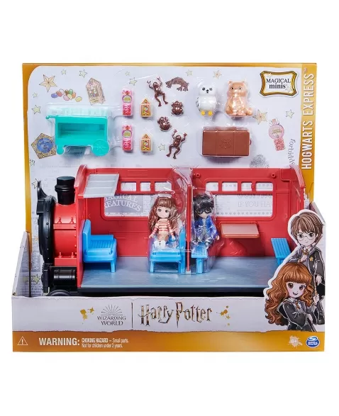 WIZARDING WORLD PLAYSET EXPRESSO HOGWARTS HERMIONE E HARRY - 3125