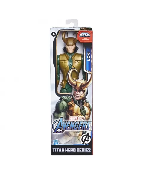 AVENGERS FIGURA 12" TITAN HERO BLAST GEAR LOKI E7874