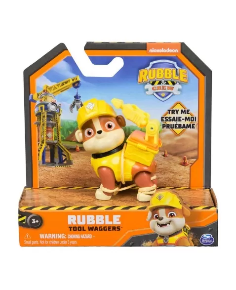 PATRULHA CANINA RUBBLE E CREW FIGURAS SORTIDAS 3592