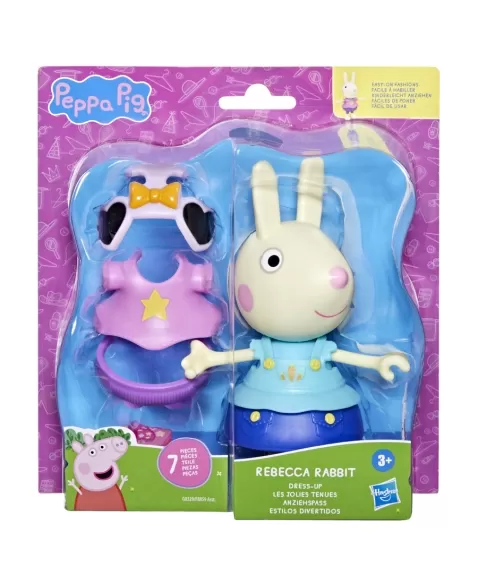 PEPPA PIG FIGURA REBECCA COELHO ESTILOS DIVERTIDOS G0329