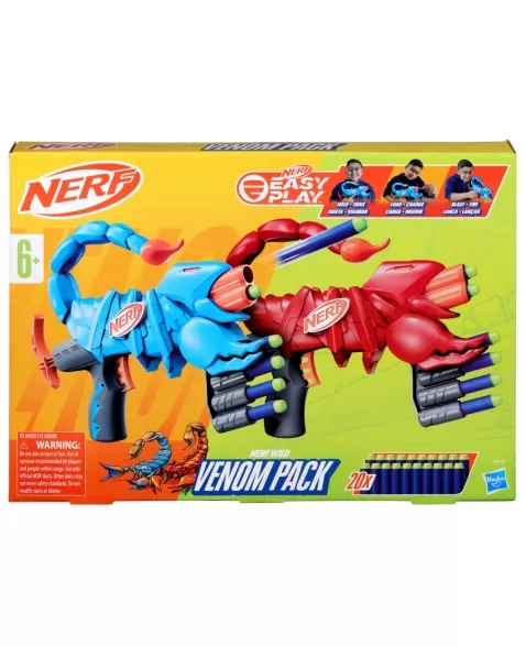 NERF WILD VENOM PACK C/2 F9137