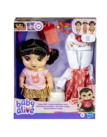 BABY ALIVE MINHA MELHOR AMIGA KATIE KAT F9851