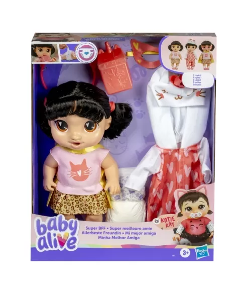 BABY ALIVE MINHA MELHOR AMIGA KATIE KAT F9851