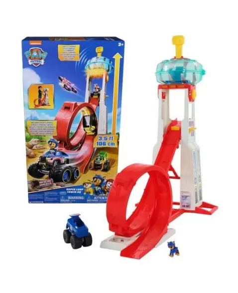 PATRULHA CANINA TORRE DE VIGILANCIA SUPER LOOPING RESCUE WHEELS 3591