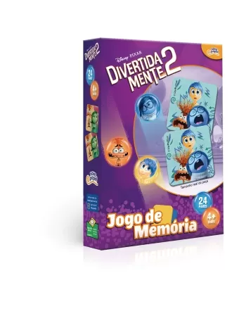 JOGO DE MEMÓRIA DIVERTIDA MENTE 2 8077