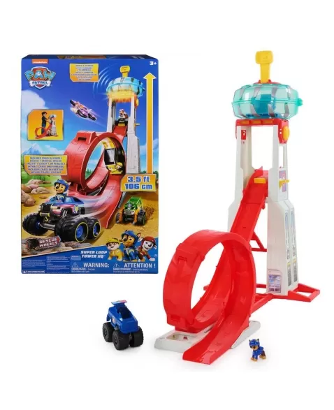 PATRULHA CANINA TORRE DE VIGILANCIA SUPER LOOPING RESCUE WHEELS 3591