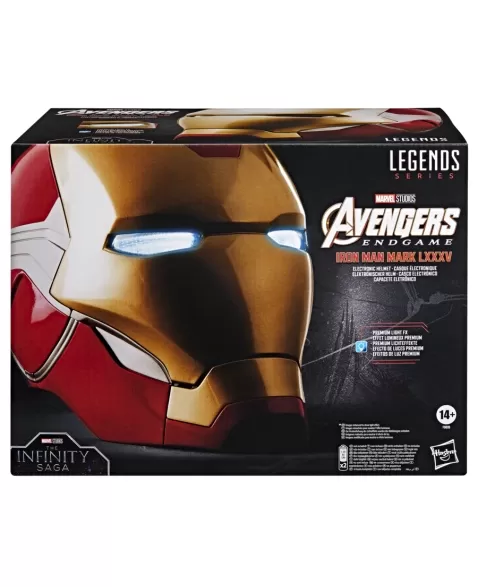 AVENGERS LEGENDS CAPACETE ELETRÔNICO HOMEM DE FERRO MARK LXXXV F9016