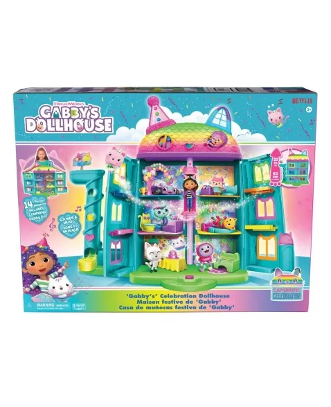 GABBYS DOLLHOUSE PLAYSET CASA DA GABBYS ESPECIAL CELEBRAÇÃO 3964