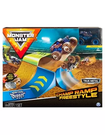 MONSTER JAM PLAYSET C/ RAMPA 1:64 SORTIDO