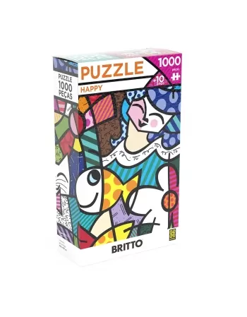 P. 1000 PÇ ROMERO BRITTO - HAPPY 3947