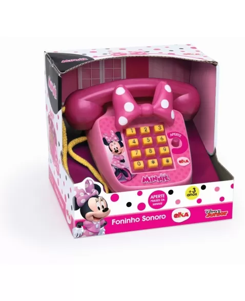 TELEFONE FONINHO SONORO MINNIE