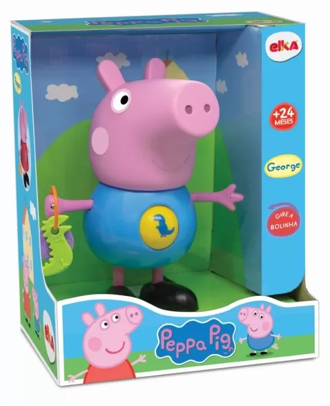 BONECO PEPPA PIG COM ATIVIDADES - GEORGE