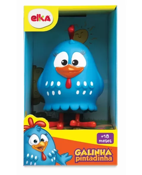 BONECO GALINHA PINTADINHA