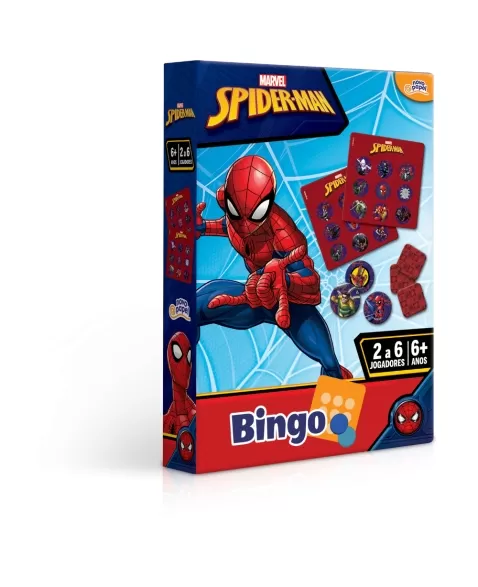 JOGO BINGO HOMEM ARANHA