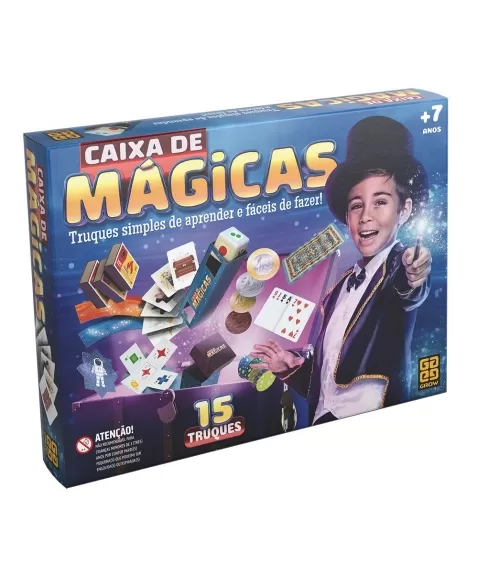 JOGO CAIXA DE MÁGICAS - 12 TRUQUES 1428