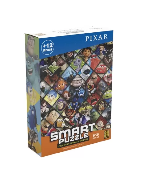 P. 655 PÇS SMART PUZZLE - PIXAR