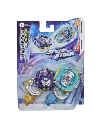 BEYBLADE SPEEDSTORM PACK COM 2 SORTIDO F2290