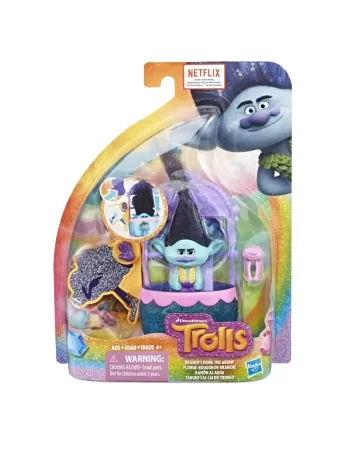 $ TROLLS CONJ FIGURA E CENARIO E3250