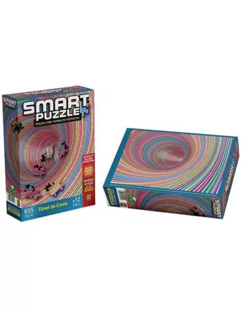 P. 655 PÇS SMART PUZZLE - TUNEL DE CORES