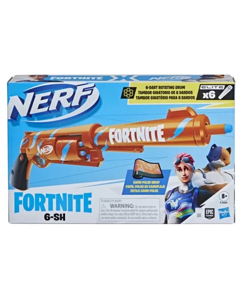 NERF FORTINITE SIX SHOOTER F2684