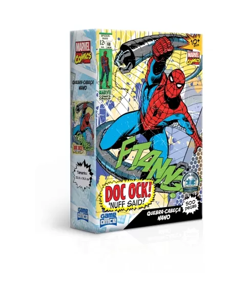 P. 500 PÇS HOMEM ARANHA MARVEL COMICS